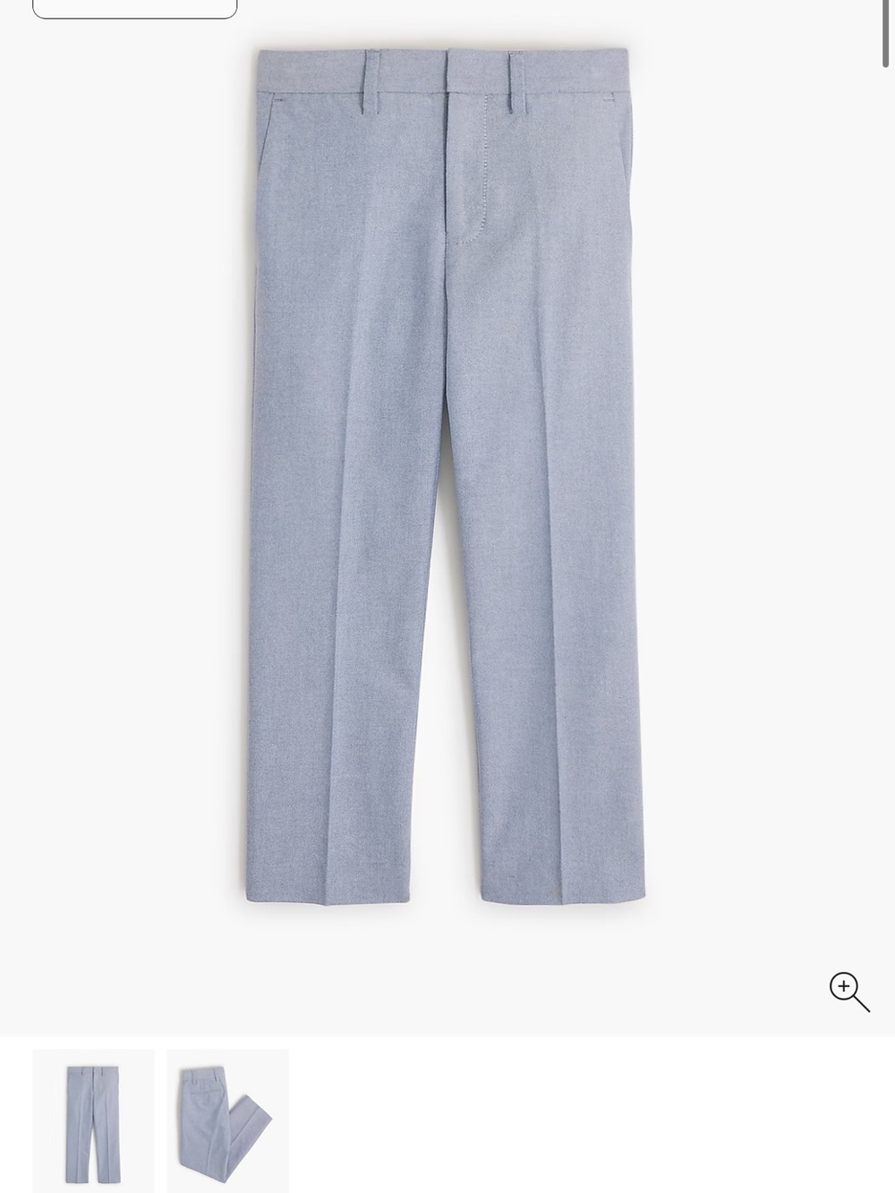 J.Crew Crewcuts Thompson Boys Suit Size 12 Cloudy Blue Oxford - Picture 3 of 6